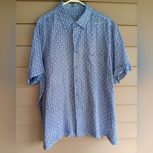 EUC Men's Tasso Elba S/S Button Down Shirt Size XXL